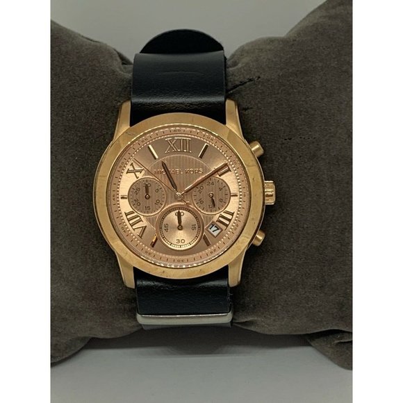 Michael Kors MK6275 Women\'s Black Leather Analog D main image 2